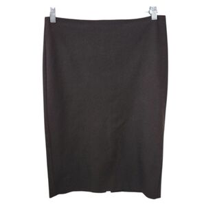 United Colors of Benetton Y2K Vintage Brown Pencil Skirt IT 44 US 8–10 Stretch